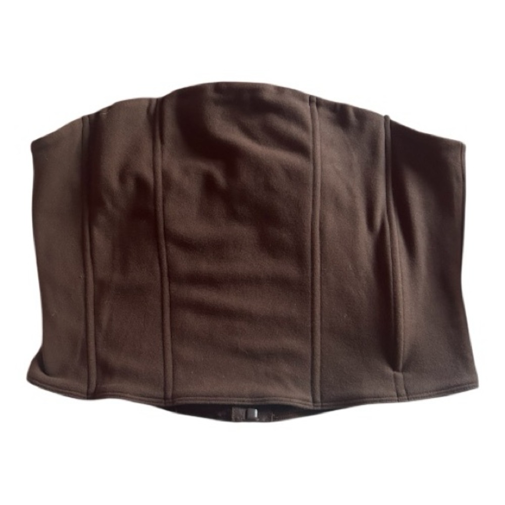 ReoRia strapless brown corset top